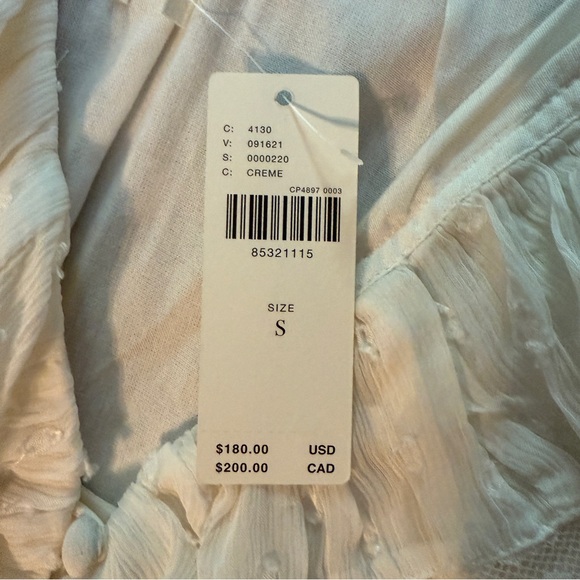 Anthropologie - Long-Sleeve V-Neck Ruffled Tunic Dress - Size Small NEW!! - Picture 11 of 16